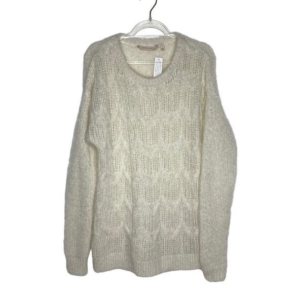 Soft Surroundings Womens Size Small Noemi Sparkly Metallic Sweater Pullover - Picture 1 of 9